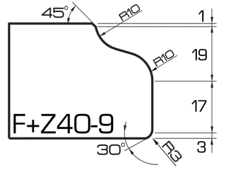 ADI UHS 120 Series Profile Wheels FZ40-9 35mm Bore Position 2