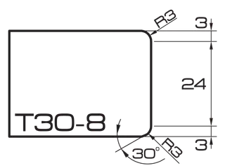 ADI Magic 20 Series Profile Wheels T30-8D 1/2" Gas Connection Position 5