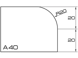 ADI Express 120 Series Profile Wheels A40 35mm Bore 20mm Radius Position 6