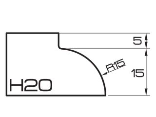 ADI Express 120 Series Profile Wheels H20 35mm Bore Position 6