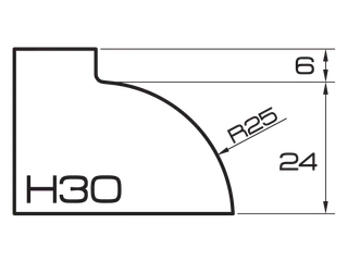 ADI Express 120 Series Profile Wheels H30 35mm Bore Position 6