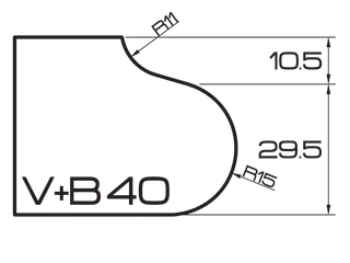 ADI Express 120 Series Profile Wheels VB40 35mm Bore Position 5