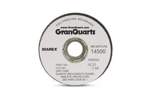 Diarex Grinding Wheel Silicon Carbide 2.5&quot; x 2&quot; 60 Grit 5/8&quot;-11F