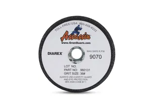 Assassin Black Silicon Carbide Grinding Wheel 4" x 2" 36 Grit