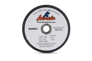 Assassin Black Silicon Carbide Grinding Wheel 4" x 2" 46 Grit