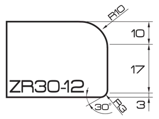 ADI UHS 120 Series Profile Wheels ZR30-12 35mm Bore Position 2