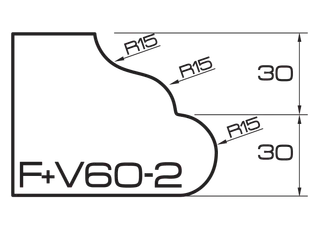 ADI UHS 120 Series Profile Wheel FV60-2 Position 1 Segmented 35mm Bore