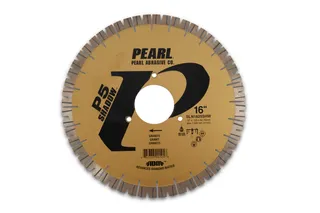 Pearl P5 Shadow Bridge Saw Blade 16" 25mm Segments 90mm Arbor