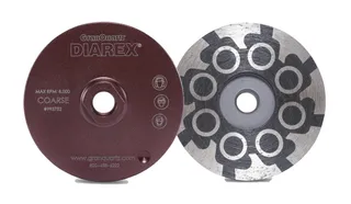 Diarex Resin Filled Cup Wheel 4" 5/8"-11 Thread Coarse