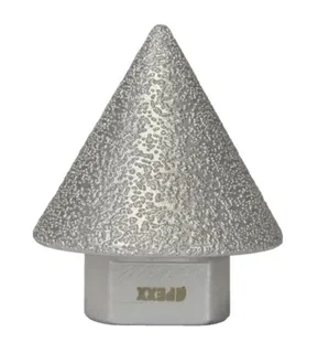 Apexx Brazed Diamond Cone 2" Diameter 5/8-11