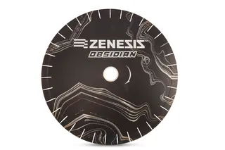 Zenesis Obsidian Black Bridge Saw Blade 20" 25mm Segments 50/60mm Arbor