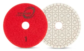 Typhoon ES White 3 Step Polishing Pad 4"