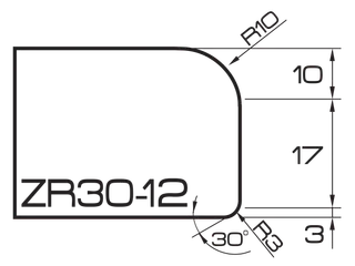ADI UHS Profile ZR30-12 3cm 80 Series CNC Profile Wheels