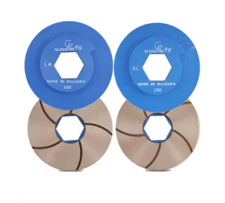 GlossFire Flat Edge Copper Polishing Wheels