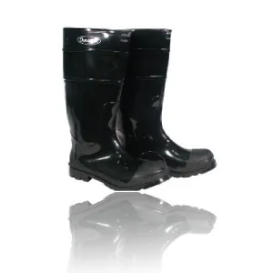 Black Steel Toe Rubber Boots