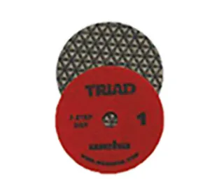 Weha 3 Step Triad Dry Polishing Pads 4"