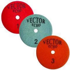 Vector Echo 3 Step Wet Polishing Pads
