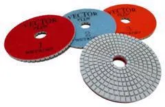 Vector Plus 3 Step Wet Pads 4" Brick Pattern