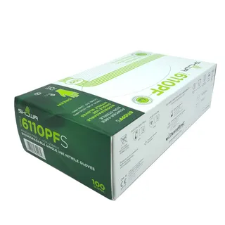 Showa Nitrile Green Disposable Gloves