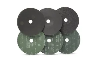 Sait Silicon Carbide Fiber Discs 7"