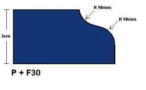 P-F30 Ogee Router Bit