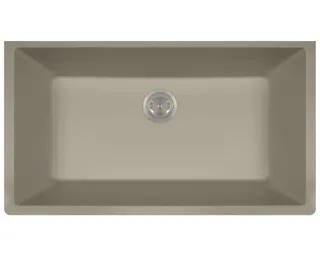Revere Slate Undermount, Large Single Bowl Granite Sink