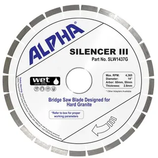 Alpha Silencer III Granite Blades