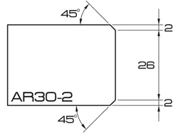 ADI UHS Profile AR30-2 3cm 40 Series CNC Profile Wheels