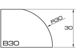 ADI UHS Profile B30 3cm 120 Series CNC Profile Wheels