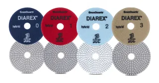 Diarex Hybrid 3 Step Polishing Pads 4"