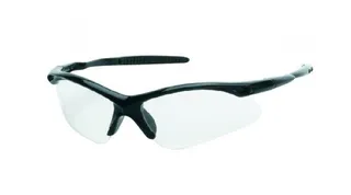Black Frame Safety Glasses with Clear Lens