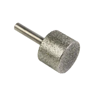 Diamond Wright Electroplated Profiling Bit 902-221-2515 1" Dia x 1/8" Disc with 6mm Shaft 50/60 Grit