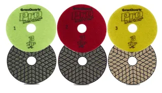 Pro Series 3 Step Dry Polishing Pads 4&quot;