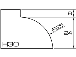 ADI Magic 120 Series Profile Wheels H30 35mm Bore Position 5