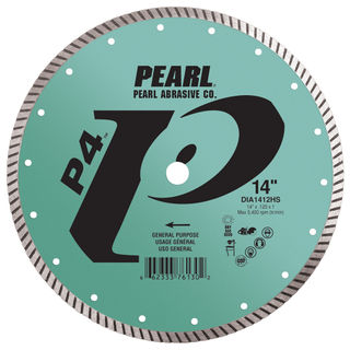 Pearl P4 Continuous Rim Tile Blade 14&quot; x .125x1, 20mm, 12mm DIA1412HS