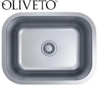 Oliveto Stainless Steel Sink 16 Gauge Small Single Bowl