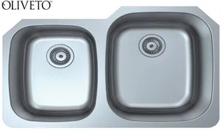 Oliveto Stainless Steel Sink 16 Gauge 40/60