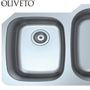 Oliveto Stainless Steel Sink 16 Gauge 40/60