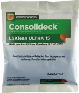 Prosoco LS Klean Ultra 15 Cleaner, Case (36 4oz pouches)