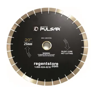 Pulsar Plus Bridge Saw Blade 12" 25mm Segments 50/60mm Arbor