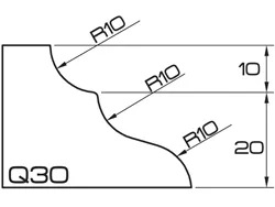 ADI UHS 120 Series Profile Wheels Q30 35mm Bore Position 3