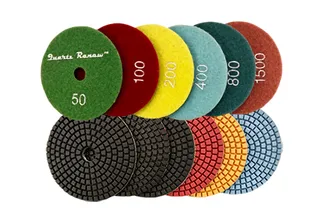 Quartz Renew 6 Step Resin Polishing Pads