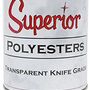 Superior White Knife Grade Polyester, 1 Gallon