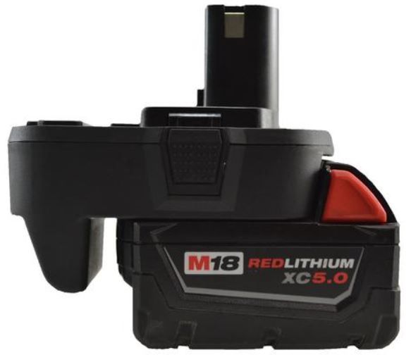 Milwaukee battery 2024 adapter to ryobi