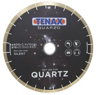 Tenax Quartz Bridge Saw Blade 16" 60/50mm