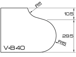 ADI UHS 120 Series Profile Wheels VB40 35mm Bore Position 4