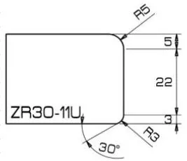 ADI UHS Profile ZR30-11 3cm 40 Series CNC Profile Wheels