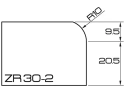 ADI UHS Profile ZR30-2 3cm 80 Series CNC Profile Wheels R=10mm